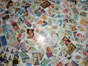 Большая куча почтовых марок